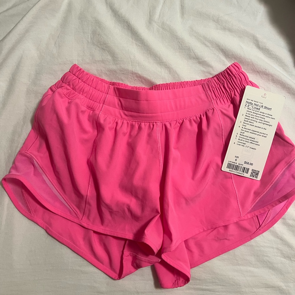 Lululemon Hotty Hot Short Dark Prism Pink